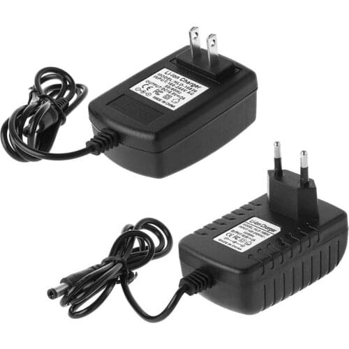 EU/US Plug 4S 16.8V 2A AC Charger For 18650 Lithium Battery 14.4V 4 Series Lithium li-ion Battery Wall Charger
