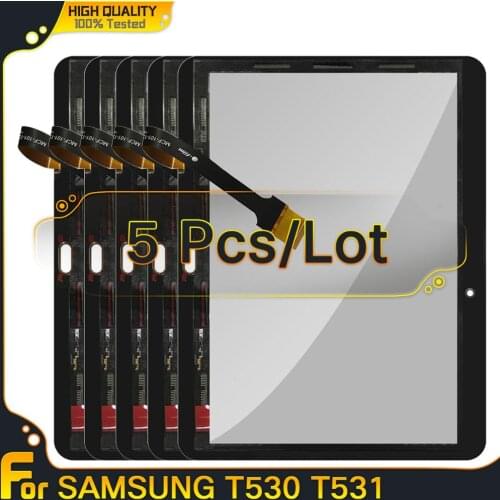 5pcs/lot Touch screen For Samsung Galaxy Tab 4 10.1 T530 T531 T535 Touch screen panel Digitizer Sensor Replacement Assembly