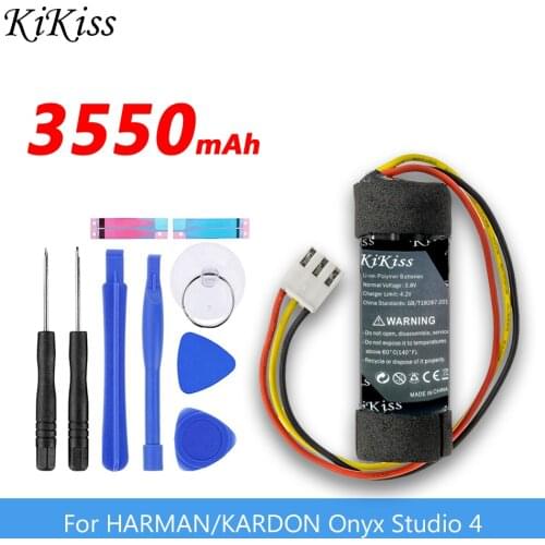 KiKiss 3550mAh Replacement Battery ICR22650 for HARMAN/KARDON Onyx studio 4 Batterie Bateria