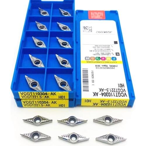 Aluminum alloy VCGT110302 VCGT110304 VCGT110308 AK H01 aluminum turning processing series blade lathe SVJCR wood cutting tool