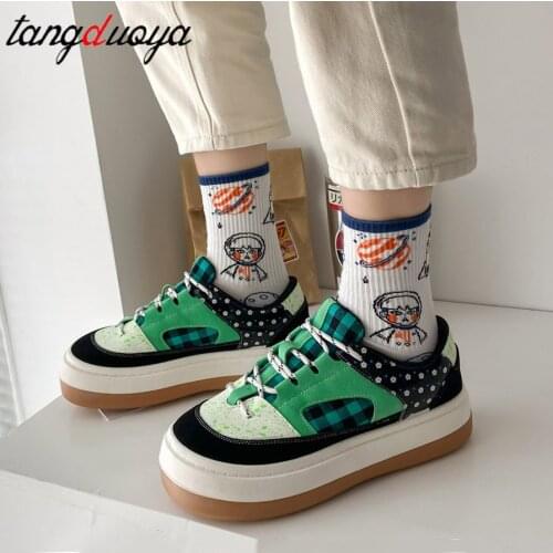 Lolita Shoes Kawaii Sneakers Womens shoes Casual Japanese Style Flat Round Head Vintage Harajuku students sneaker 2020