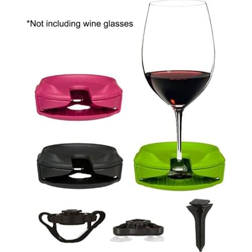 Outdoor Wine Glass Holder Champagne Picnic For Boat Bathtubs Chair Armrest Multi-Purpose Portable Wine Glass Holder Accessories