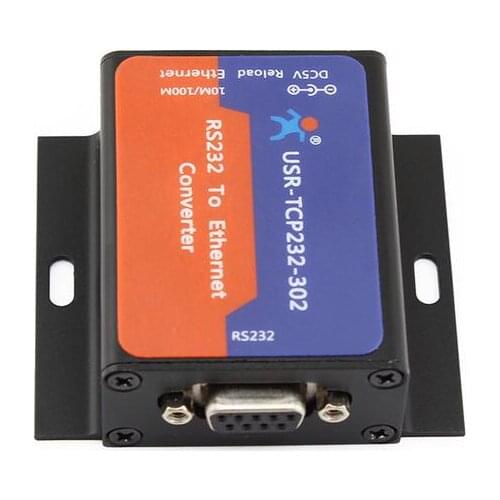 USR-TCP232-302 low-cost serial device server, realize bidirectional transparent transmission between RS232 and Ethernet