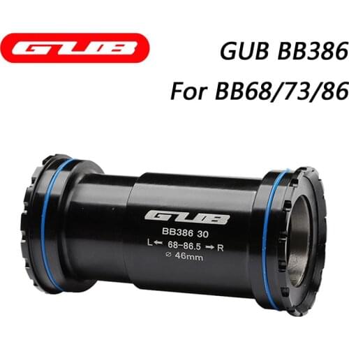 NEW GUB BB386 Bike Bottom Brackets Axle for MTB Road Bike Parts for SHIMANO SRAM Crankset Chainset