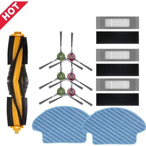 Main Brush Roller Side Brushes Mop Cloth Hepa Filter for Ecovacs Deebot 900 901 M88 Robot Vacuum Cleaner Replacement