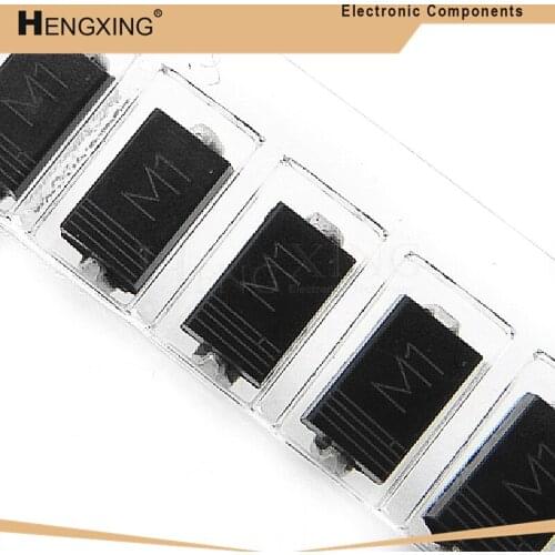 100piece 1N4001 IN4001 M1 SMD 1A 50V Rectifier Diode new original In Stock