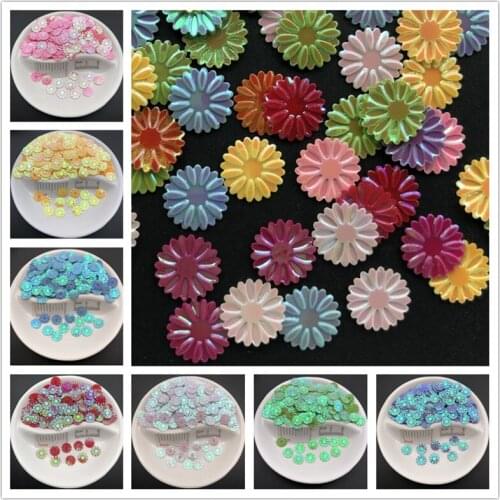 20g 9mm Daisy,Bellis Persnnis Loose Sequin Paillette Crafts Sewing,Women/Kids DIY, Garment,Hats,Shoes Accessories Wholesale