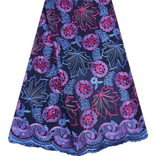 African Lace Fabric Stones Swiss Voile Lace Fabrics High Quality Nigerian Cotton Lace Fabrics French Lace Fabric For Dress S1620