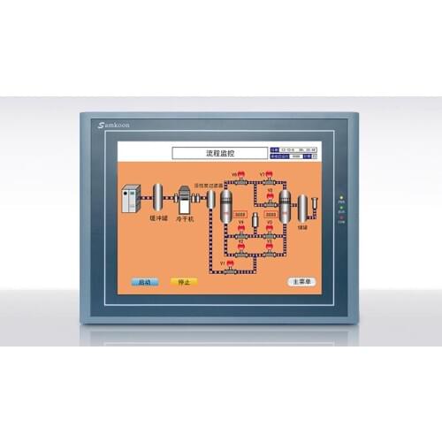 Freeship NEW Original Samkoon HMI SA-7A Touch Panel with Program Cable & Software, 7'' SA7A, 800*480, 2 COM Ports, RS232/422/485