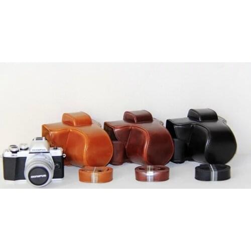 PU Leather Camera case cover bag for Olympus E-M10 II E-M10 Mark II EM10 II Camera