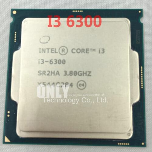 Free shipping INTEL Core i3 6300 i3-6300 CPU processor 3.8G 14NM LGA1151 51 W Dual Core desktops scrattered pieces