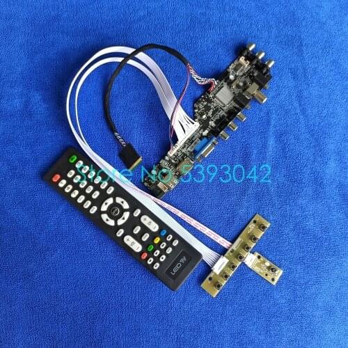 For LP156WH2 (TL)(C1)/(TL)(C2)/(TL)(D1)/(TL)(D2) digital USB+AV DVB-T 1366*768 panel LVDS 40-Pin 3663 controller board kit