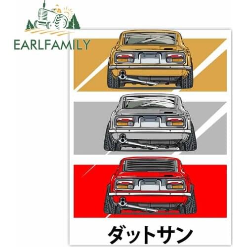 EARLFAMILY 13cm x 9.8cm for Legend of JDM Vinyl Car Stickers Fin Laptop Anime JDM Assessoires Scratch-proof Camper Window Decal