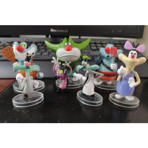 Figure Oggy and the Cockroaches toy dolls oggy olivia jack collection