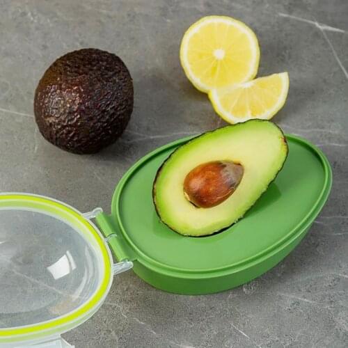 Avocado Storage Container Keeper Kitchen Avocado Saver Food Crisper Storage Box Fruit Holder Keep Fresh Kitchen Accessories