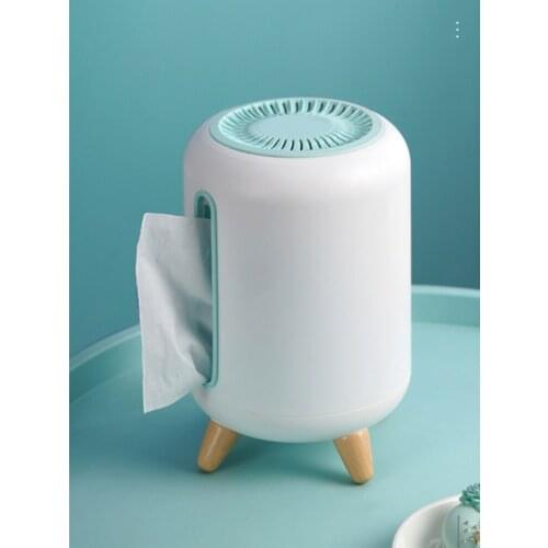 Round draw paper box household living room bedroom lovely roll paper box