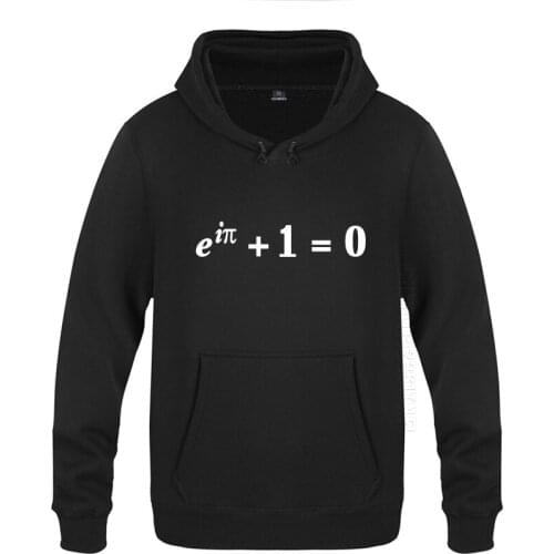 Euler Equation Identity Nerd Geek Science Funny Fashion Designer Streetwear Men Mens Hooded Tops Pullover Hoodies