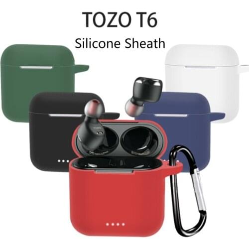Soft Case Protector Holder for TOZOT6 Bluetooth-compatible Earphone Portable Carry Case Anti-Dust Cover Shell Washable