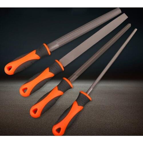 File Steel File Metal Carpenters Fitter Fitters Grinding Tool Flat Semicircle Triangular Poke Knife Round File Grinding Iron
