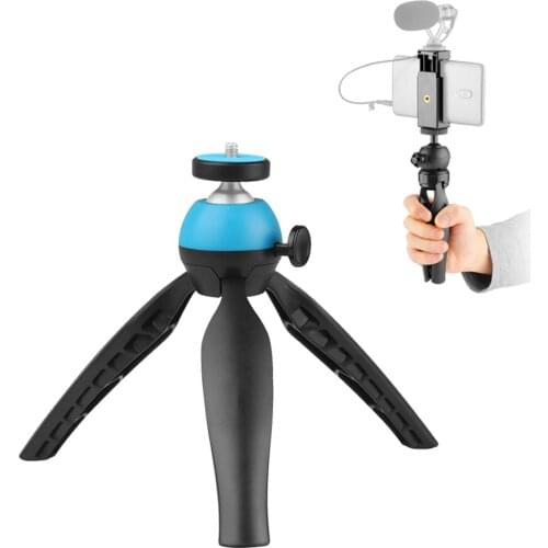 Vlog Camera Mini Tabletop Tripod Stand Handle Grip for Sony ZV-1 RX100 VII A6000 A6100 A6300 A6400 A7 for Mirrorless Smartphone
