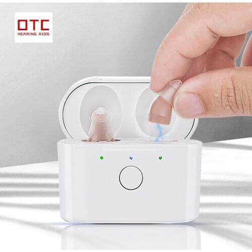 CIC-Premium Invisible Rechargeable Mini Hearing Aid,Smart Digital Hearing Aids,Deafness Sound Amplifier,for Deafness,No Noise