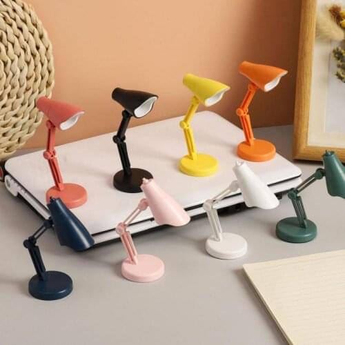 New Creative Small Book Lamp Eye Protection Table Lamp Mini Clip-On Flexible Bright LED portable Light for Travel Bedroom Book