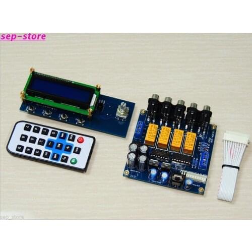 New Version PGA2311 Preamplifier 4 Way Remote Volume Controller Preamp KIT