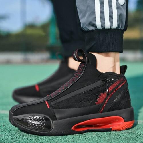 New High-end Mens Basketball Shoes Trainers Light Tights Waterproof Basketball Shoes Basketball Shoes for Outdoor Sports Basket