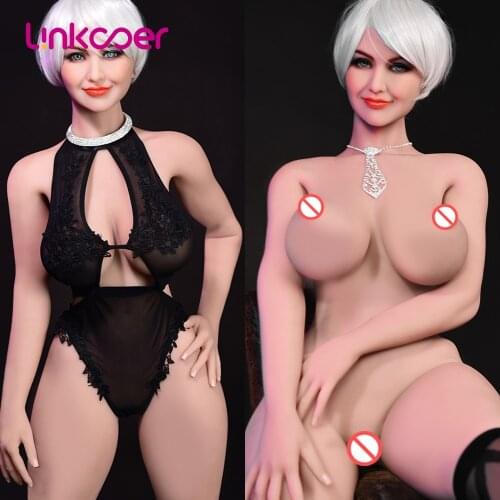 Linkooer Original 155cm Fat Hip Sex Doll Sexy Breast Thin Waist Silicone Sex Adult Doll Lifelike Vagina Oral Anal Sex Toys