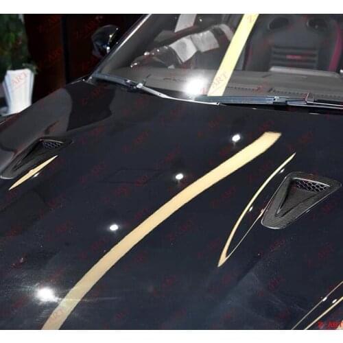 Z-ART R35 Carbon fiber engine lid vents for GTR engine hood carbon fiber vents for GT-R engine bonnet carbon fiber air in take