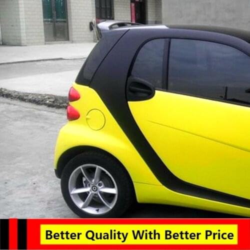 For Mercedes Smart fortwo 453 451 Rear Roof Spoiler High Quality ABS Material Primer Color Exterior Car Tail Wing Decoration