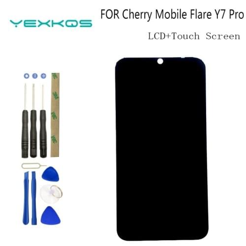 Cherry Mobile Flare Y7 Pro LCD Display+Touch Screen 100% Original Tested LCD DigitizerGlass Panel Replacement For Flare Y7 Pro
