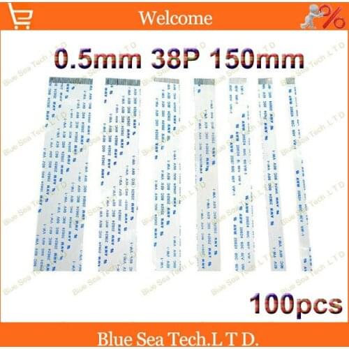 100pcs/lot FFC FPC Flexible Flat Cable 0.5mm pitch 38pin 150mm Isotropy or Anisotropy cable,20624.Welcome custom-made Order