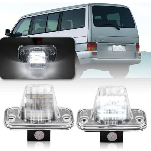 2pcs LED License Number Plate Light For VW Transporter T4 Passat B5 B6 2001-2008