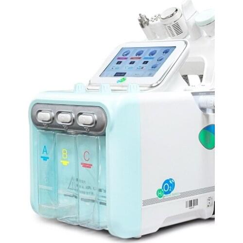 6 IN 1 H2O2 Hydro Dermabrasion Facial Instrument Hydro Aqua Facial Machine Diamond Hydra Microdermabrasion Peel Machine