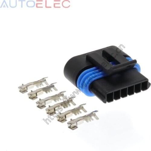 6way 12162210 Metri-Pack Housings car Electrical weatherproof Connector (Plug) For Delphi Mass Air Flow Sensor Connector AIRTEX