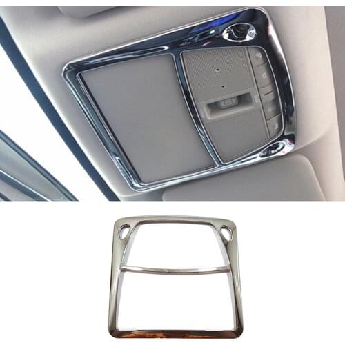 ABS Chrome Interior Dome Light Sunroof Switch Cover Trim For Nissan Sentra 2013 2014 2015 2016 2017 2018 accessories car styling