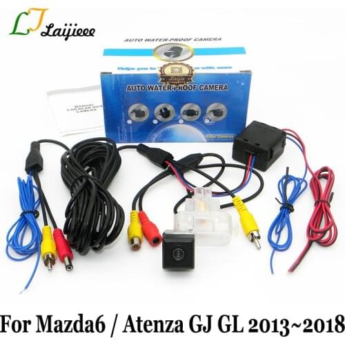 For Mazda 6 Mazda6 Atenza GJ GL 2013~2017 2018 Car Rear View Camera With Power Relay / Night Vision Car Reverse Parking Camera