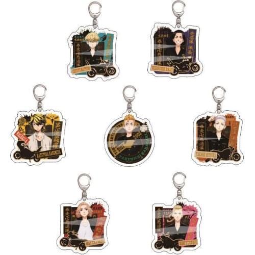 Fashion Anime Demon Slayer Kimetsu no Yaiba Blade of Ghost Keychain Acrylic key Chain Keyring Accessories Women Men Jewelry Gift