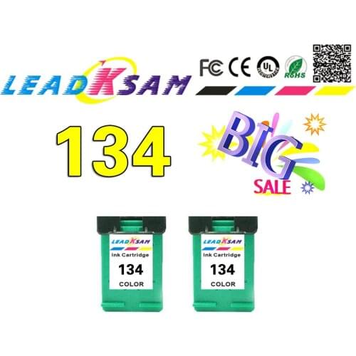 HOT 134 ink cartridge compatible for hp 134 replace for hp134 Deskjet 6943/6983/5943/D4163 Photosmart 8053/8753/2573/D5063