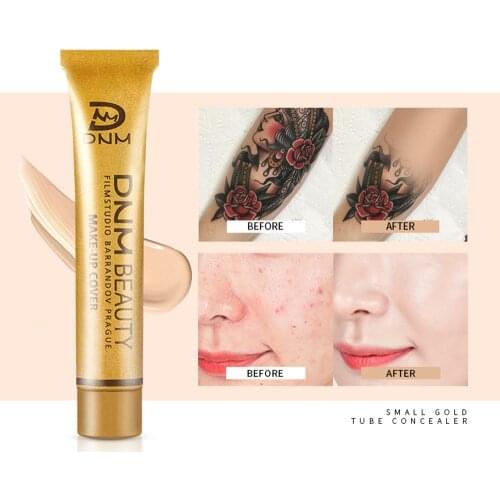 DNM High Covering Face Concealer Cream Contour Pallete Foundation Full Cover Waterproof Make Up Lip Face Pores Cosmetic TSLM1