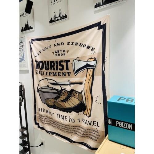 Mountain Outdoor Sport Wall Tapestry Beach Towel Polyester Blanket Yoga Shawl Pinic Mat