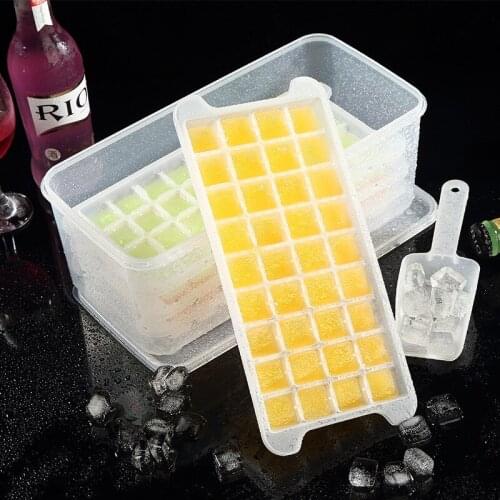 Ice Mold Tool Ice Grid Leakproof Multi-function Quick-freezer Ice Tray Refrigerator Ice Cube 2 Size Available