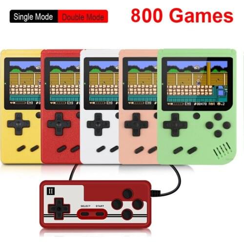 800 IN 1 Retro Video Game Console Mini Handheld Player Handheld Game Portable Pocket Game Console for Kids Gift