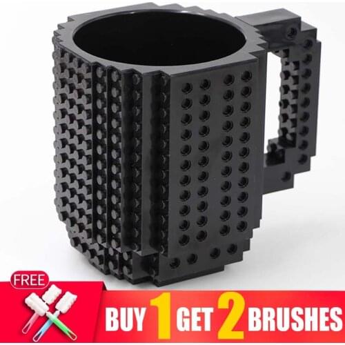 360ml Cups For Coffee Beans My Eco Friendly Custom Tea Mug Lego Compatible Creative Cute Milk Tumbler Funny Breakfast And Mugs