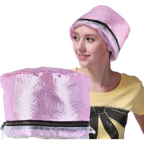 Hair Mask Baking Oil Cap Thermal Treatment Heating Cap Temperature Controlling Protection Electric Hair Steamer Mask Cap 220V