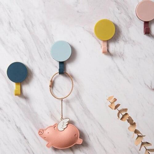 Nordic Coat Hooks Mounted Wall Key Holder Waterproof Clothes Hanger Home Decoration Kitchen Bathroom Tool For Bag Hat