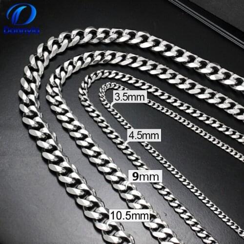 Wholesale High Quality 316 Stainless Steel Men Chain Necklace Jewelry LSCH11