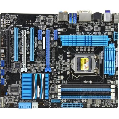 Asus P8Z68-V Desktop Motherboard LGA 1155 DDR3 for I3 I5 I7 CPU USB2.0 USB3.0 32GB Z68 Original motherboards free shipping