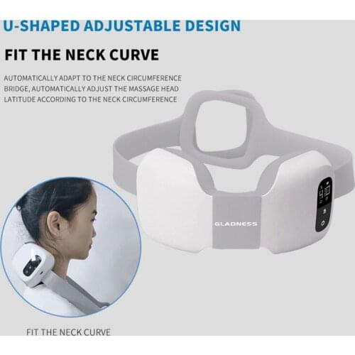 Rechargeable Multi-Function Smart Electric Neckand Shoulder Tool Massager Health Care Relaxation Cervical Vertebra Physiotherapy